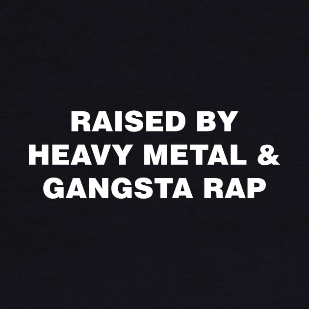 Heavy Metal & Gangsta Rap by T73Designs